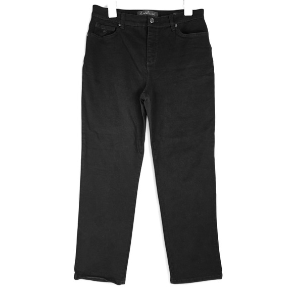 Gloria Vanderbilt Denim - Gloria Vanderbilt Amanda High Rise Tapered Jeans Black 12P Petite